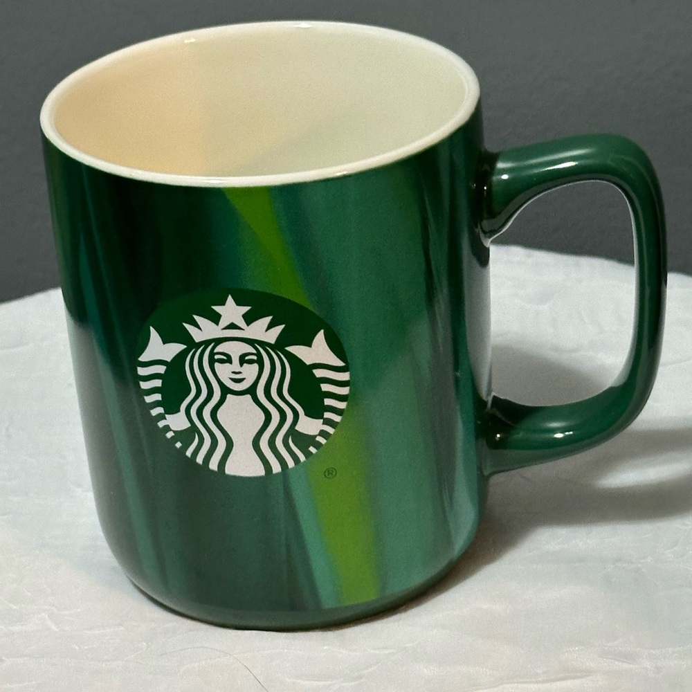 Starbucks Green Ceramic Mug